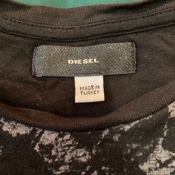 DIESEL black and grey mini dress - Picture 7 of 9